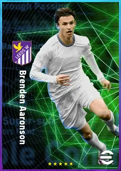 Brenden Aaronson eFootball 2026 player card, 79 OVR AMF