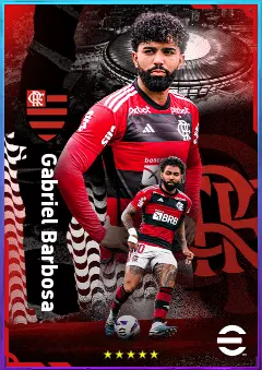 Gabriel Barbosa eFootball 2026 player card, 81 OVR CF