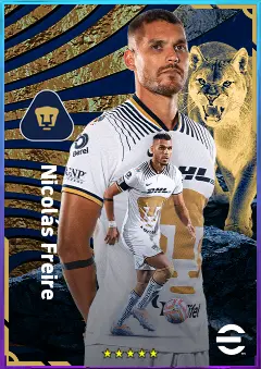 Nicolás Freire eFootball 2026 player card, 74 OVR CB