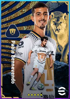 Pablo Bennevendo eFootball 2026 player card, 71 OVR RB