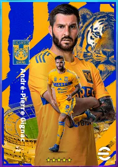 André-Pierre Gignac eFootball 2026 player card, 80 OVR CF