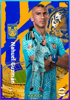 Nahuel Guzmán eFootball 2026 player card, 78 OVR GK