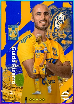 Guido Pizarro eFootball 2026 player card, 77 OVR DMF