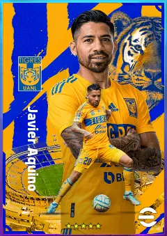 Javier Aquino eFootball 2026 player card, 76 OVR LB
