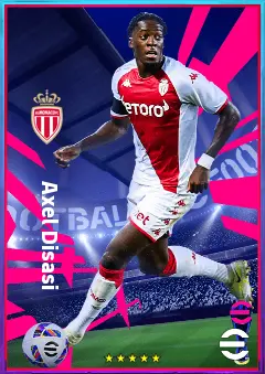 Axel Disasi eFootball 2026 player card, 79 OVR CB