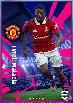 Tyrell Malacia eFootball 2026 player card, 80 OVR LB