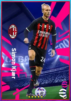 Simon Kjær eFootball 2026 player card, 81 OVR CB