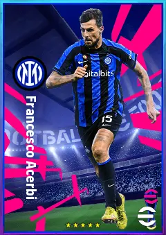 Francesco Acerbi eFootball 2026 player card, 81 OVR CB