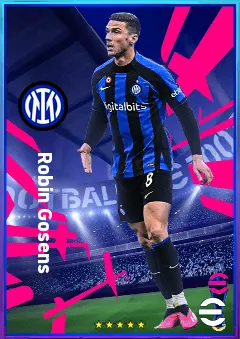 Robin Gosens eFootball 2026 player card, 80 OVR LMF