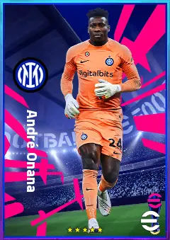 André Onana eFootball 2026 player card, 83 OVR GK