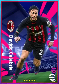 Davide Calabria eFootball 2026 player card, 81 OVR RB