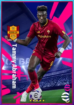 Tammy Abraham eFootball 2026 player card, 83 OVR CF