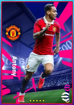 Antony eFootball 2026 player card, 83 OVR RWF