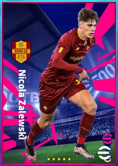 Nicola Zalewski eFootball 2026 player card, 79 OVR LMF