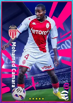 Mohamed Camara eFootball 2026 player card, 79 OVR CMF
