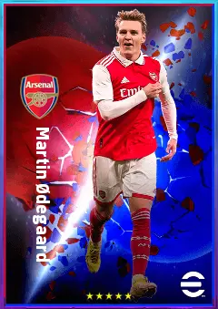 Martin Ødegaard eFootball 2026 player card, 84 OVR AMF