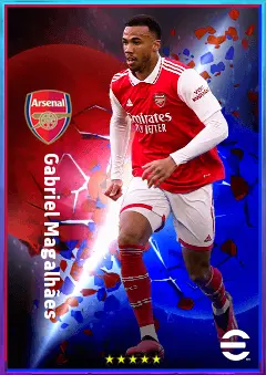 Gabriel Magalhães eFootball 2026 player card, 83 OVR CB