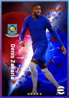 Denis Zakaria eFootball 2026 player card, 81 OVR DMF