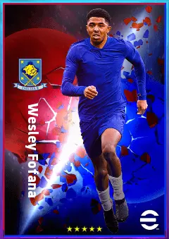 Wesley Fofana eFootball 2026 player card, 81 OVR CB