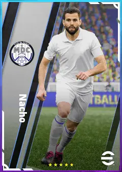 Nacho eFootball 2026 player card, 81 OVR CB
