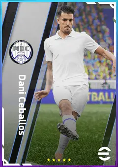 Dani Ceballos eFootball 2026 player card, 78 OVR CMF