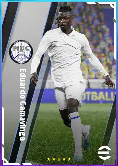 Eduardo Camavinga eFootball 2026 player card, 82 OVR CMF