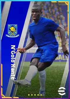 N'Golo Kanté eFootball 2026 player card, 84 OVR DMF