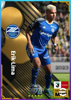 Erik Lima eFootball 2026 player card, 73 OVR CF