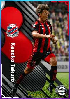Kaneko Takuro eFootball 2026 player card, 72 OVR RMF