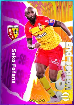 Seko Fofana eFootball 2026 player card, 81 OVR CMF