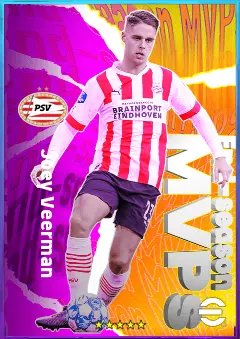 Joey Veerman eFootball 2026 player card, 79 OVR CMF