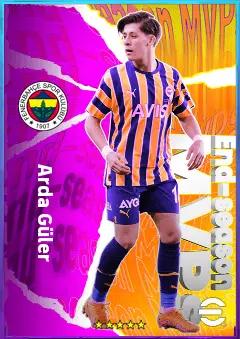 Arda Güler eFootball 2026 player card, 73 OVR AMF