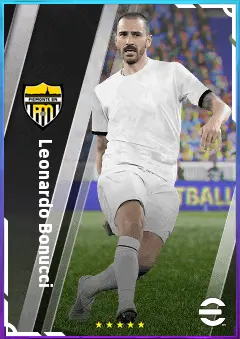 Leonardo Bonucci eFootball 2026 player card, 82 OVR CB