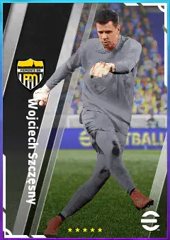 Wojciech Szczęsny eFootball 2026 player card, 82 OVR GK