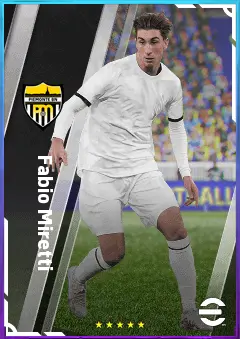 Fabio Miretti eFootball 2026 player card, 79 OVR CMF
