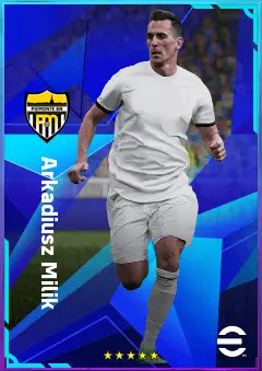 Arkadiusz Milik eFootball 2026 player card, 80 OVR CF