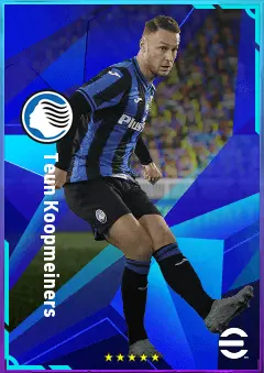 Teun Koopmeiners eFootball 2026 player card, 82 OVR DMF