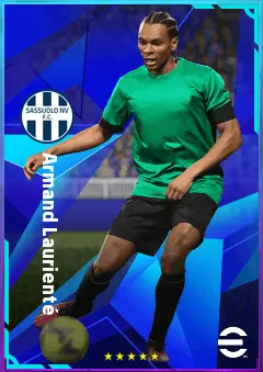 Armand Laurienté eFootball 2026 player card, 79 OVR LWF