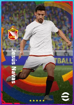 Jesús Navas eFootball 2026 player card, 81 OVR RB