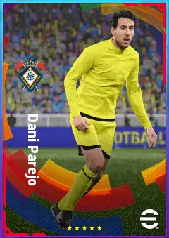 Dani Parejo eFootball 2026 player card, 84 OVR CMF