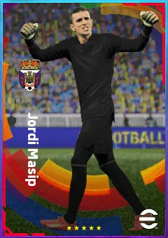 Jordi Masip eFootball 2026 player card, 76 OVR GK