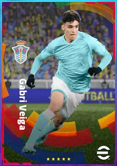 Gabri Veiga eFootball 2026 player card, 75 OVR AMF
