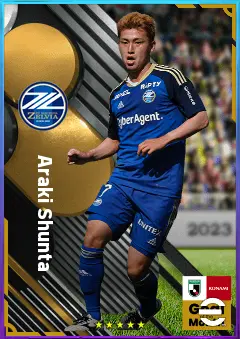 Araki Shunta eFootball 2026 player card, 69 OVR SS