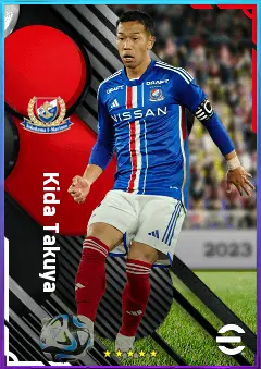 Kida Takuya eFootball 2026 player card, 73 OVR CMF