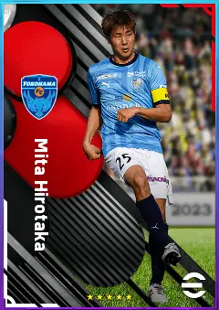 Mita Hirotaka eFootball 2026 player card, 71 OVR CMF