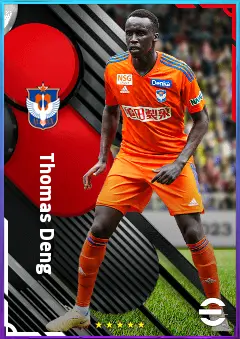Thomas Deng eFootball 2026 player card, 72 OVR CB