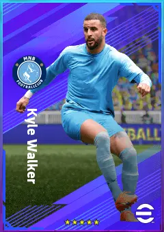 Kyle Walker eFootball 2026 player card, 82 OVR RB