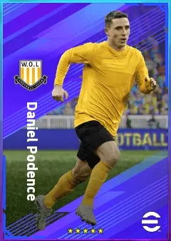 Daniel Podence eFootball 2026 player card, 81 OVR LWF