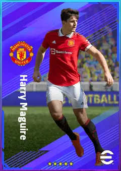 Harry Maguire eFootball 2026 player card, 80 OVR CB