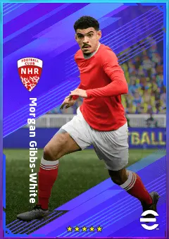 Morgan Gibbs-White eFootball 2026 player card, 79 OVR AMF